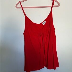 Ana & Viv Vibrant Red Camisole Top